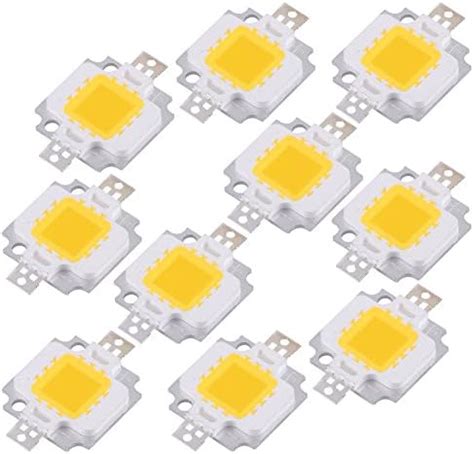 TOPINCN SMD Chip COB 10Pcs 10W LED Warm Or Cool White SMD Chip COB DC 9