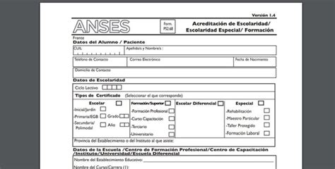 Formulario 2 68 De ANSES Como Descargar E Imprimirlo DiarioARG