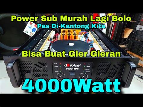 Chek Power Build Up Murah Lur Db Voice Power Man Empuk Gler Iki