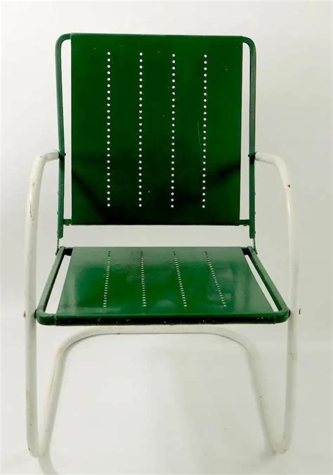 Set Of 4 Art Deco Patio Garden Lawn Chairs Art Deco Patio Lawn