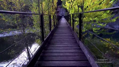 Volo Sopra Il Ponte Sospeso Di Attone Clanezzo BG Drone YouTube