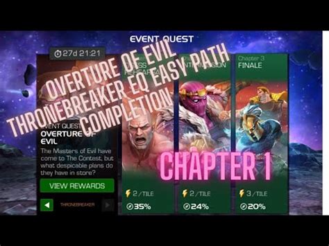 Overture Of Evil Thronebreaker Event Quest Chapter 1 Easy Path