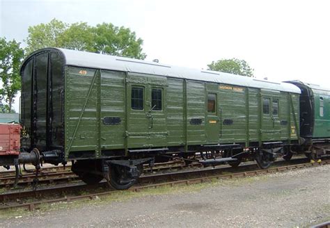 Bluebell Railway Passenger Rated Vans Van C No419