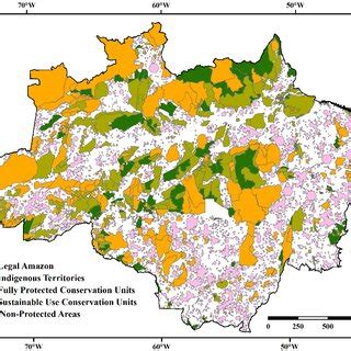 Protected areas and sample of a non-protected area in the Legal Amazon | Download Scientific Diagram