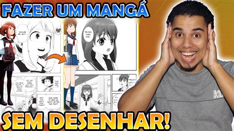 Criar Um Mang Sem Saber Desenhar Mang Maker Comipo Youtube