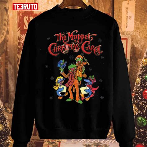 Retro S The Muppet Christmas Carol Characters Group Sweatshirt Teeruto