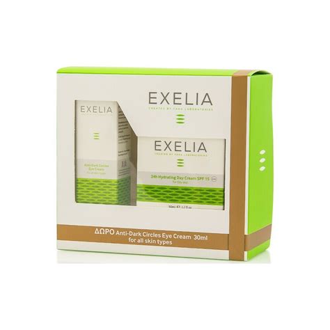 Exelia 24h Hydrating Day Cream Oily Skin Spf15 And Anti Σετ Περιποίησης με Κρέμα Προσώπου και