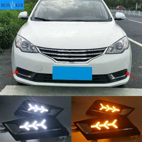 For Roewe 360 2015 2017 Daytime Running Lights LED DRL Fog Lamp Driving