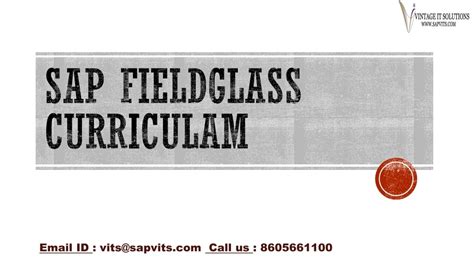 PPT Fieldglass PPT SAP Fieldglass Training Material PowerPoint