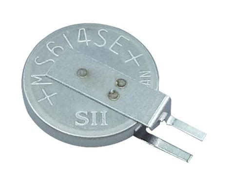 Аккумулятор дисковый литиевый Seiko MS614SE-FL28E с выводами 1x1 ...