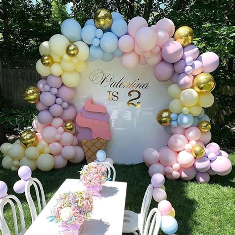 Pcs Macaron Balloon Garland Kit Wedding Party Balloon Diy Etsy