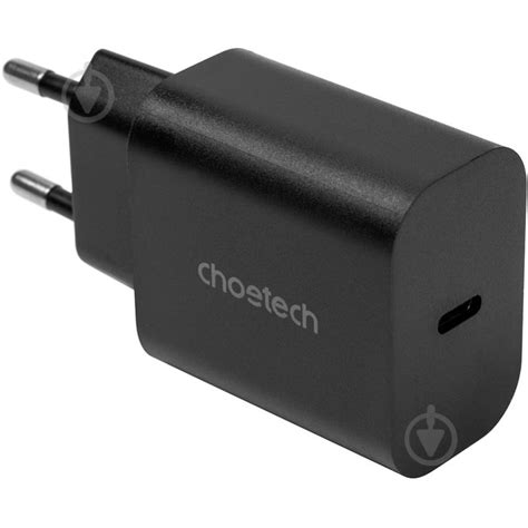 ᐉ Зарядное устройство Choetech USB Type C 25W PD PPS Купить в Киеве