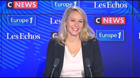 Marion Mar Chal Dans Le Grand Rendez Vous Europe Cnews Du Mars