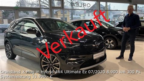 Opel Grandland X Plug In Hybrid Ultimate Mit Ps Autohaus