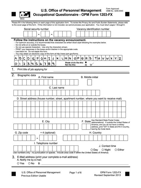 Form Opm Fx Fill Online Printable Fillable Blank