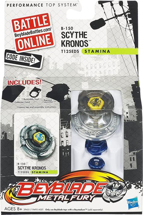 Beyblade Metal Fury Standard Scythe Kronos Peonza Electr Nica