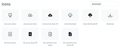 Graphical List Of All Asp Net Blazor Oi Icons Stack Overflow