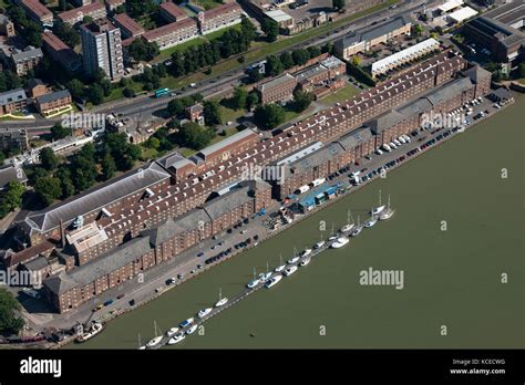 Chatham dockyard aerial hi-res stock photography and images - Alamy