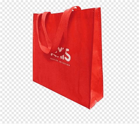 Nonwoven Fabric Textile Reusable Shopping Bag Red Non Woven Shopping