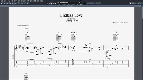 Endless Love Guitar Pro Youtube