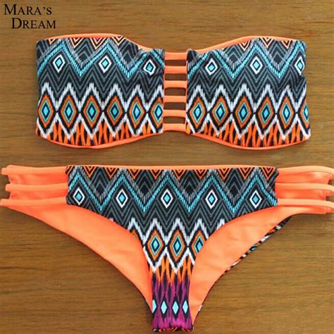 Maras Dream 2017 Sexy Bikini Swimwear Women Swimsuit Brazilian Biquini Push Up Bikinis Set