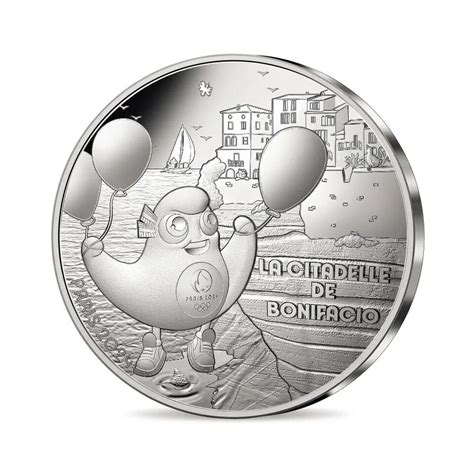 FRANCE 2024 Mascot PHRYGES 10 Silver Coin Olympic PARIS Memories