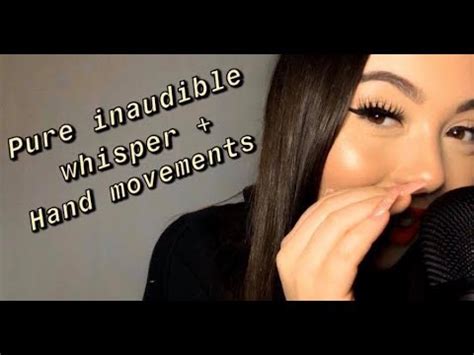 ASMR Inaudible Whisper Kisses With Hand Movements 1H