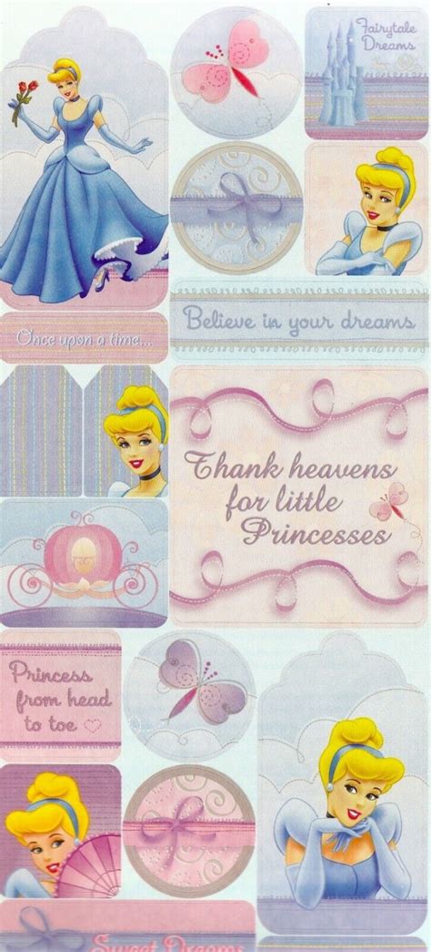 Rare Princess Sandylion Scrapbook Stickers 1 Sheet You Choose Design