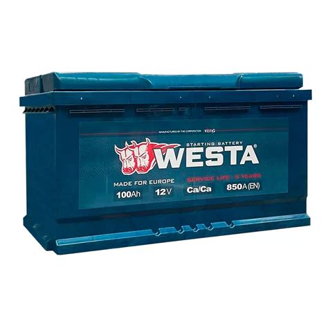 Автомобільний акумулятор WESTA 6CT-100 А АзЕ (15387) (WPR1000L5 ...