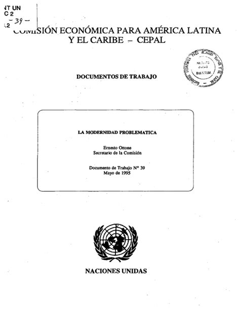 Jt Un C Comisi N Econ Mica Para Am Rica Latina Y El Caribe