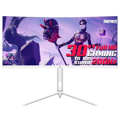 Monitor Gamer SuperFrame Elegance Series White 30 Pol Curvo