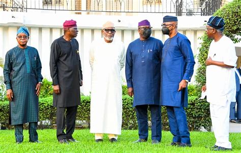 Swest Governors Meet In Lagos Discuss Issues Of Interest Osundefender