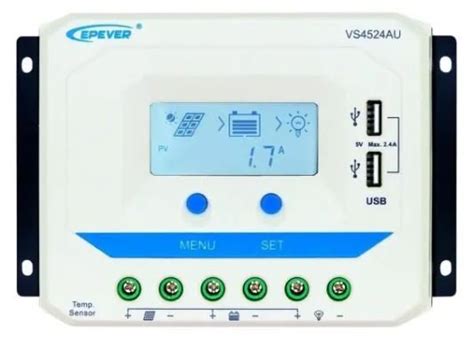 CONTROLADOR SOLAR PWM EPEVER 12 24VDC 45 REF VS4524AU Tienda