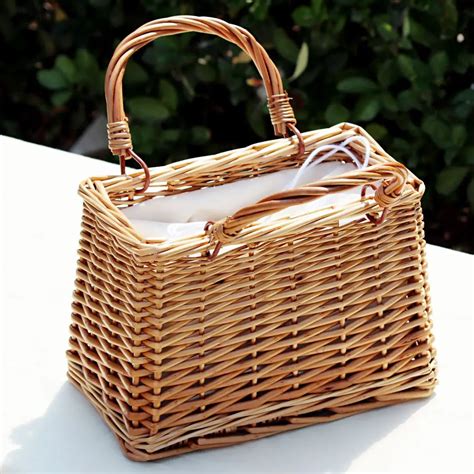 Buy Beach Straw Bags Women Summer Handbag Rattan