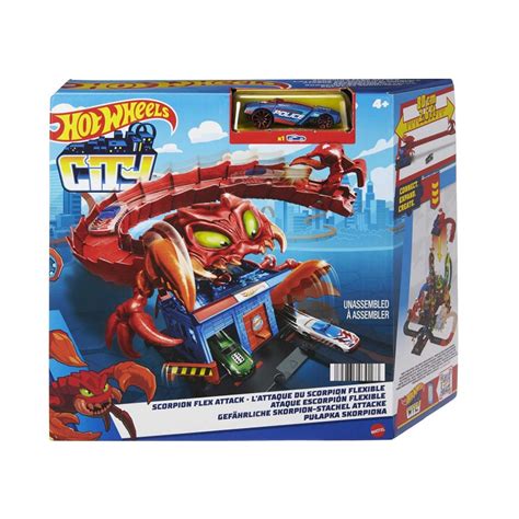 Pista Hot Wheels Ataque Do Escorpi O Flex Mattel Shopee Brasil