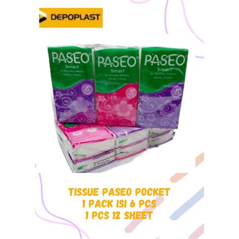 Jual Tissue Paseo Hanky Non Perfume Ply Pack Isi Pcs Shopee