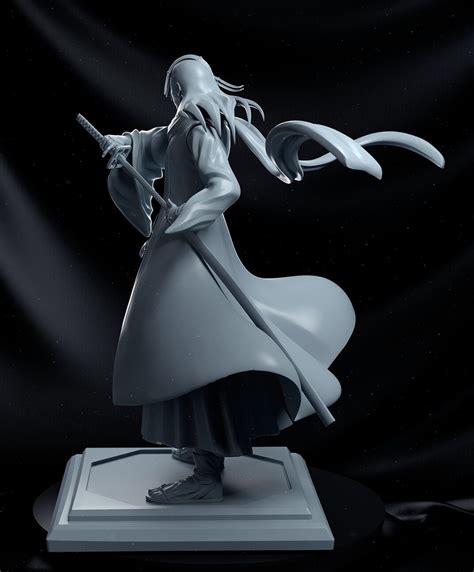 Kuchiki Byakuya V From Bleach Anime Stl File D Model