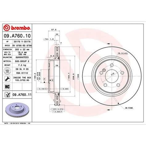 X Brembo Bremsscheiben Mm Innenbel Ftet Hinten Passend F R Mercedes