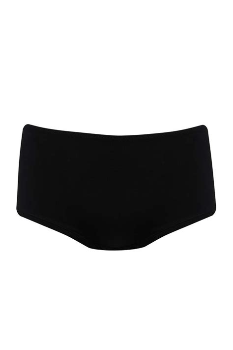 Siyah Kadın Regular Fit Bikini Altı Fall in Love 3082826 DeFacto