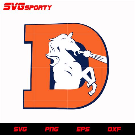 Denver Broncos D Logo svg, nfl svg, eps, dxf, png, digital file – SVG ...