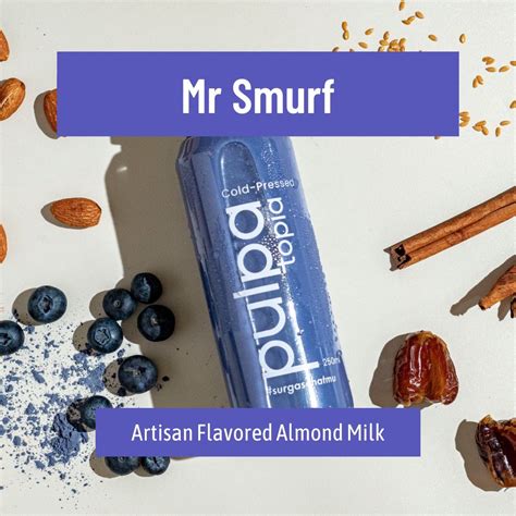 Jual Almond Milk Mr Smurf Susu Almond Vegan Dairy Free Lactose Free