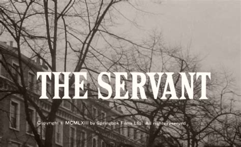 The Servant (1963 film)