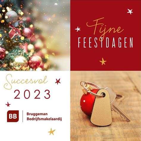 Fijne Feestdagen En Een Voorspoedig