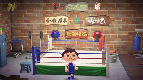 My Basement Boxing Gym Animalcrossing Boxing Gym Animal Crossing Gym