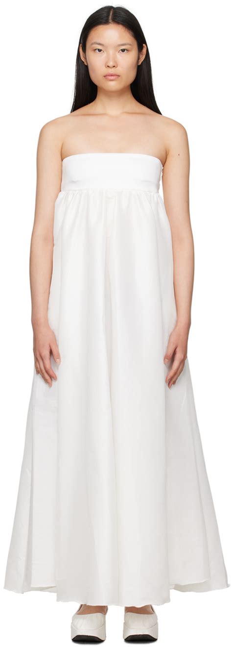 Ssense Canada Exclusive White Maxi Dress By Kika Vargas On Sale