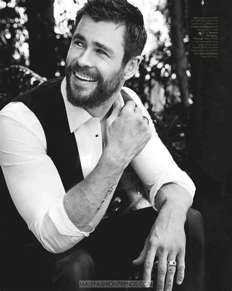 Chris Hemsworth Para Gq Australia Men Of The Year Issue