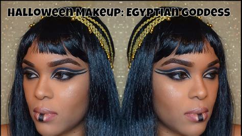 Halloween Makeup: Egyptian Goddess Makeup - YouTube