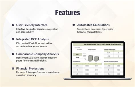 Finance Mergers Acquisitions Valuation Model Template In Excel