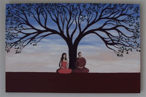 Bodhi Tree Painting at PaintingValley.com | Explore collection of Bodhi ...