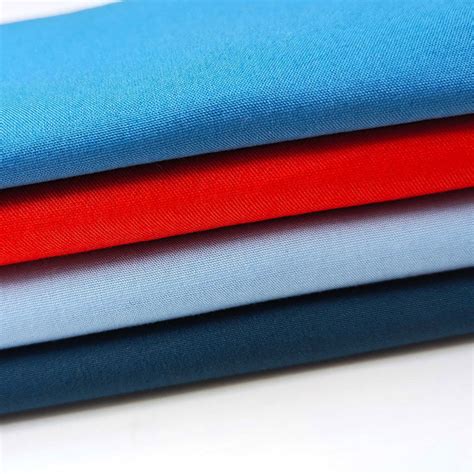 Yarn Dyed Tc Cvc Cotton Polyester Shirt Fabric Cotton Fabric And